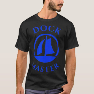 T-shirt Capitaine de quai de bateau