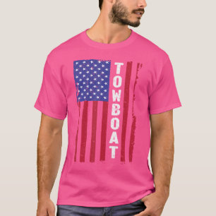 T-shirt Capitaine de remorqueur naval marin