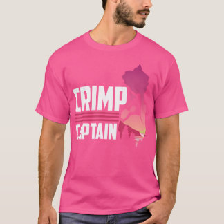 T-shirt Capitaine de serrage Grimpeur Montagnes Alpiniste 