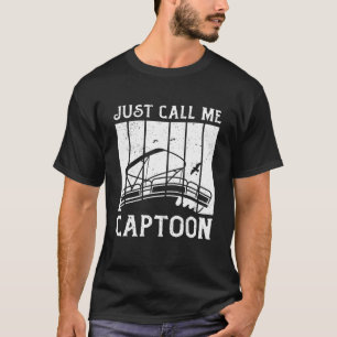 T-shirt Capitaine de Triton Pontoon Capitaine juste appele