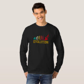 T-shirt Capitaine de voilier graphique d'évolution voile m (Devant entier)