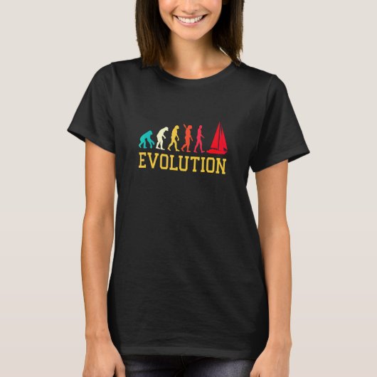 T-shirt Capitaine de voilier graphique d'évolution voile m (Devant)