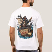 T-shirt Capitaine DJ Pirate (Dos)