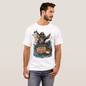 T-shirt Capitaine DJ Pirate (Devant entier)