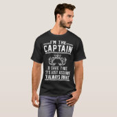 T-shirt Capitaine Du Bateau (Devant entier)