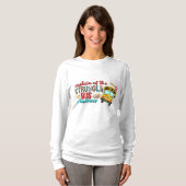 T-shirt Capitaine du Bus de la Lutte Manches Longues (Devant entier)
