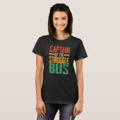 T-shirt Capitaine Du Bus De Lutte (Devant entier)