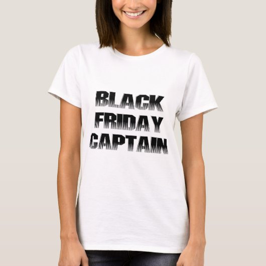 T-shirt Capitaine du vendredi noir (Devant)