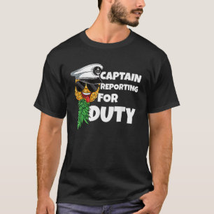 T-shirt Capitaine En Charge À L'Aiguille S