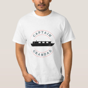 T-shirt Capitaine Grandad (noir)
