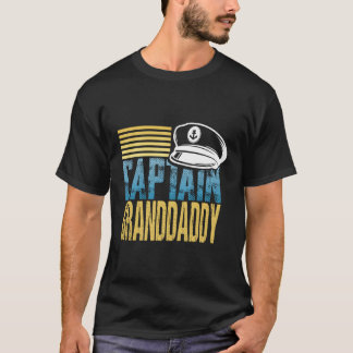 T-shirt Capitaine Granddaddy Voile Capitaine Bateau Bateau