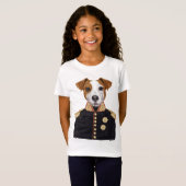 T-Shirt Capitaine Jack Russell (Devant entier)