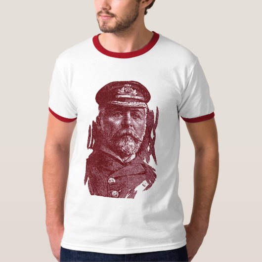 T-shirt Capitaine John Smith, HMS Titanic (Devant)