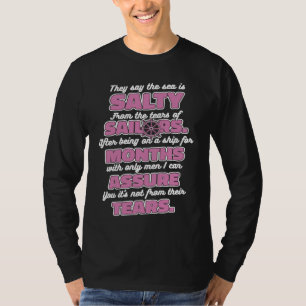 T-shirt Capitaine marinier voilier Bateau Voile