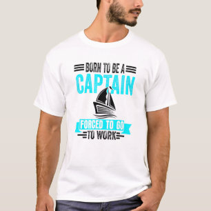 T-shirt Capitaine Opa Bateau Motorboat Daddy Boat Mer