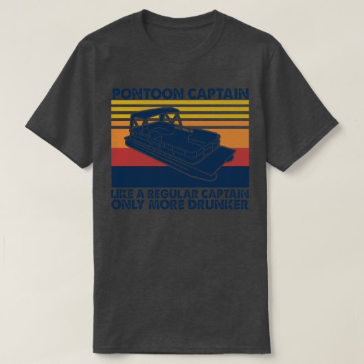 T-shirt Capitaine Ponton Comme Capitaine Régulière Seuleme (Design devant)