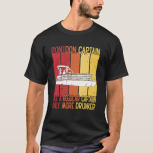T-shirt Capitaine Pontoon Comme Capitaine Régulière Seulem