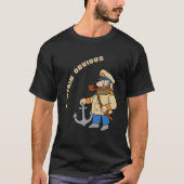 T-shirt Capitaine Sarcasme évident (Devant)