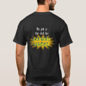T-shirt Capitaine Tedium Black (Dos)