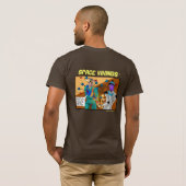 T-shirt Capitaine Zeke de Vikings de l'espace et chemise (Dos entier)