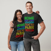 T-shirt Capitales (Unisexe)