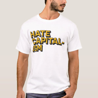 T-shirt Capitalisme de haine Cotton Tee de coton