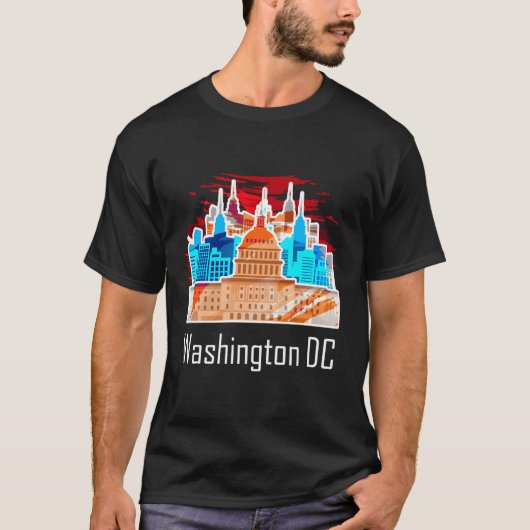 T-shirt Capitol de Washington D.C. (Devant)