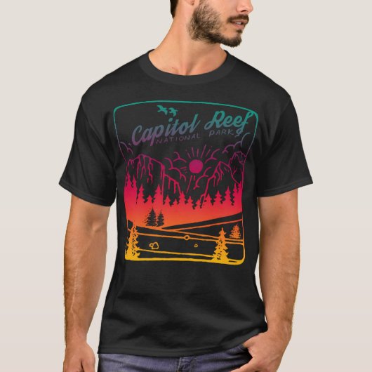 T-shirt Capitol Reef National Park Utah Cadeaux UT (Devant)