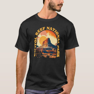 T-shirt Capitol Reef National Park Utah Vintage 80s Vieb R