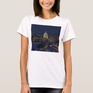 T-shirt Capitole américain la nuit