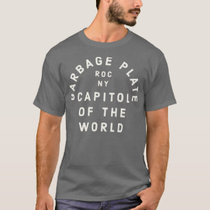 T-shirt Capitole de la plaque d'ordures du monde Rochester