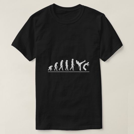 T-shirt Capoeira Evolution Martial Art Brésilien (Design devant)