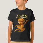 T-shirt Cappuccina Ballerina Cappuccino Ballerina Da Amusa (Devant)