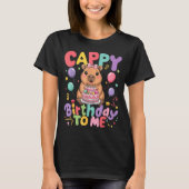 T-shirt Cappy Birthday To Me Cute Capy Capybara Birthday G (Devant)