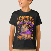 T-shirt Cappy Halloween Capybara Witch  (Devant)