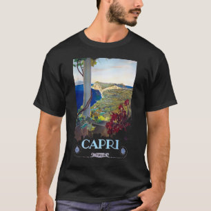 T-shirt Capri, Italie Tourisme Vintage voyage