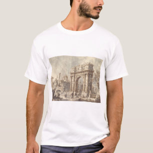 T-shirt Capriccio avec l'arc de triomphe romain