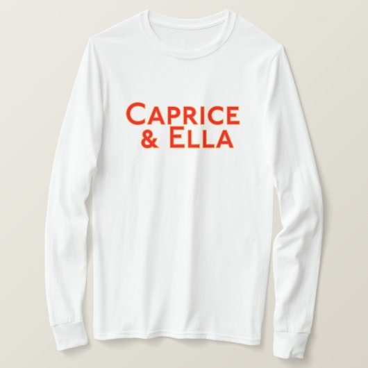 T-shirt Caprice & Ella Long Sleeve Tee (Design devant)