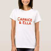 T-shirt Caprice & Ella Tee à manches courtes pour femmes (Devant)