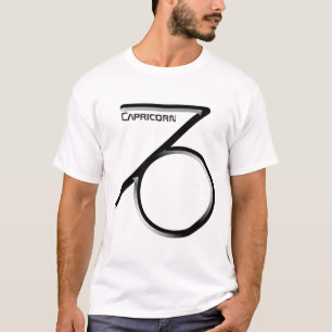 T-shirt CAPRICORN, Conception abstraite du signe zodiaque,