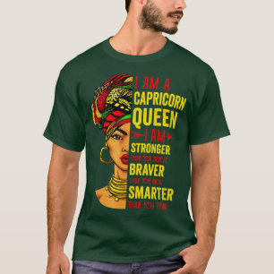 T-shirt Capricorn Je Suis Plus Forte Anniversaire Pour Cap