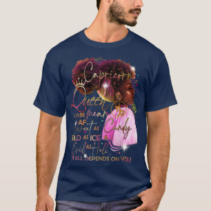 T-shirt Capricorn Queen Sweet As Candy Birthday Venin For