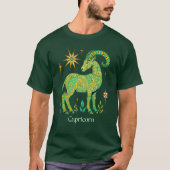 T-shirt Capricorn Zodiac Connexion Motif complexe (Devant)