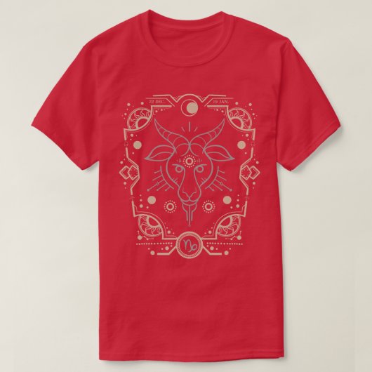 T-shirt Capricorne (Design devant)