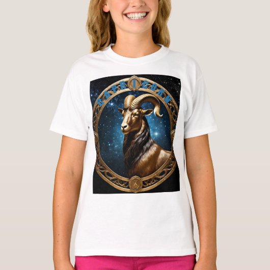 T-shirt Capricorne astrologie Signe zodiak (Devant)