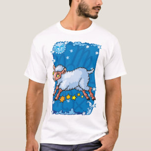 T-shirt Capricorne chèvre-mouton saut dans les étoiles