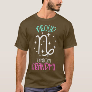 T-shirt Capricorne Grand-mère Fière Grand-mère Symbole Zod