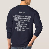 T-shirt capricorne , horoscope, (Dos)