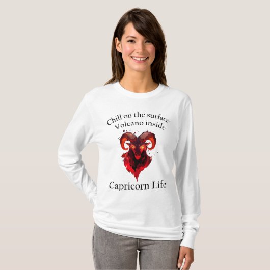 T-shirt Capricorne Vibes (Devant entier)