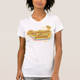 T-Shirt Capricorne Vibes Rétro Zodiaque | Astrolog